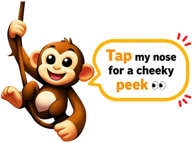 Tap my nose for a cheeky peek